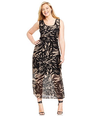 Plus size bold dress