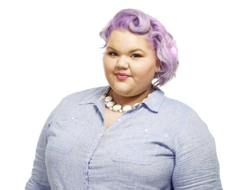 project runway's ashley nell tipton, plus size designer
