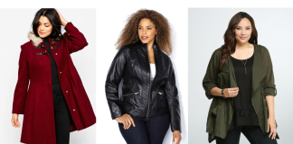 Plus size fall jackets