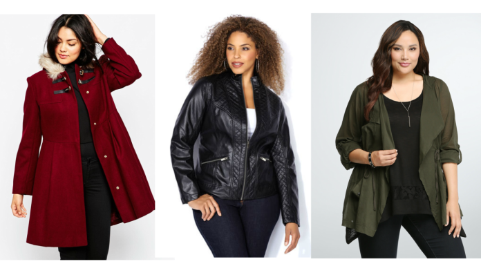 Plus size fall jackets