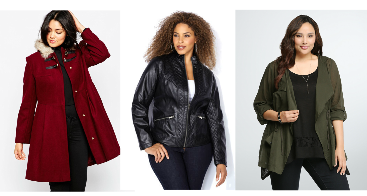 Plus size fall jackets